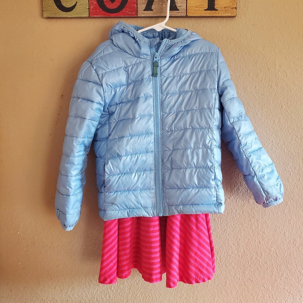 Primary Lightweight puffer jacket & dress